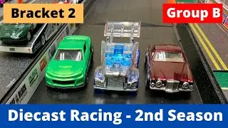 Diecast Hot Wheels Racing (2nd Season) - Bracket 2 (Group B).  #diecast #diecastracing #hotwheels