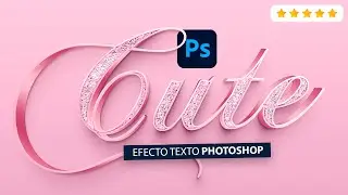 Letras 3D delicadas en photoshop