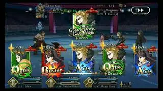 [FGO NA] Gilfest Battle in New York 2021 Exhibit Quest Eric Bloodaxe - 3T Kintoki