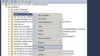 SharePoint 2013 Tutorial - Rename App Management Service Database