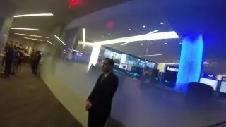 Elegran on the floor of Nasdaq MarketSite in Times Square