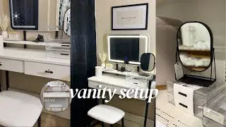 Small Vanity Setup: Organization Ideas, Aesthetic & Affordable Makeup Space | Sher&rsquo;s Variety