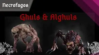 The Witcher 3 Bestiario - Alghuls & Ghuls