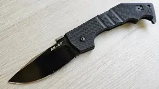 ColdSteel AK-47, Aus-8a: затачиваем и делаем из лома нож здорового человека.