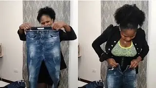 This jeans can&rsquo;t fit me no more, I need to hit the gym