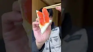 Egg Sando with Smoked Rainbow Trout at the Convenience Store in Japan