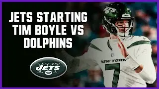 The New York Jets BENCH Zach Wilson | Tim Boyle to Start vs Dolphins