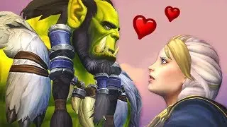Jaina Fondles Thrall's Biceps After Rescuing Baine from Sylvanas' Prison in Orgrimmar. Patch 8.2
