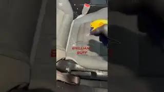 INSANE Coffee Stain Removal 😱 | Car Seat Deep Cleaning ASMR | So Satisfying! #shorts