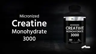 ML Naturals Micronized Creatine Monohydrate 3,000mg 360Caps