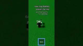 What new slap battles players think the Space glove is: #roblox #slapbattles