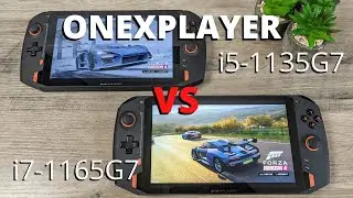ONEXPLAYER 1S i5 vs i7 handheld gaming PC benchmark review