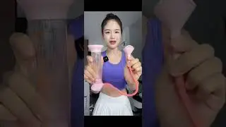 Breathe Away Bloat: 1-Min Breathing Dumbbell Hack #BreathingDumbbell