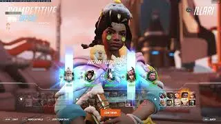 Watchpoint Gibraltar Competitive Support Gameplay (Lucio, Lifeweaver, Illari) (July 11, 2024)