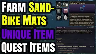 Farm Sandbike Materials & The Emperor's Wings (Across the Gap) - Botanical Station - Dune Awakening