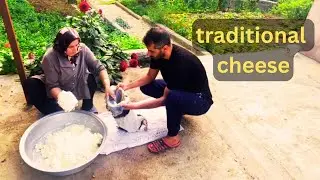 Making Traditional Village cheese in a Sheep Skin | Simple Life  in the Mountains