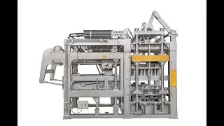 Yixin Machinery Durable Quality Automatic Heavy Duty Fly Ash Block Making Machine QT8-15