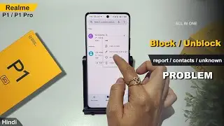 How to block number in realme p1 pro 5g | Realme p1 5g me call unblock kaise kare