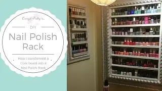 Nail Polish Rack DIY
