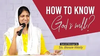 How to know God's will? || ENGLISH WORSHIP LIVE 24-03-2019 || Sis.Blessie Wesly ||