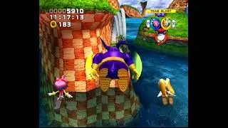 Sonic Heroes (GCN) – Team Rose – Seaside Hill – 584 Rings