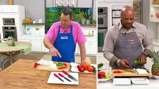Cook's Essentials 3-Piece Japanese Steel Knife Set on QVC