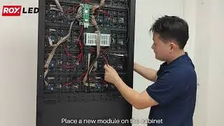 LC60CF LED Module Rear Maintenance Tutorial | Easy LED Display Repair Guide