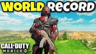 THE 50 KILL WORLD RECORD GAME... 🤯| COD MOBILE
