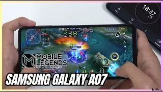 Samsung Galaxy A07 Mobile Legends Gaming test MLBB | Helio G99, 90Hz Display