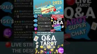 DON'T MISS YOUR CHANCE!🔴LIVE TAROT 🗨Q&A ANSWERS ON ALL YOUR QUESTIONS🫂💘💰🍃🕊#tarot  #SHORTS