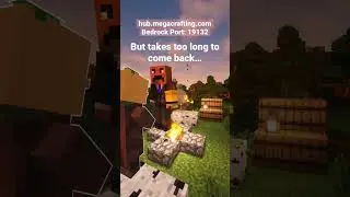 MegaCraft- Airbender wake up!🚨 #minecraft