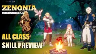 Zenonia Chronobreak Gameplay - All Class Skill Previews