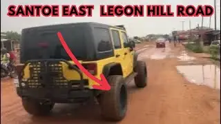 Is Santoe East Legon Hills road on construction?