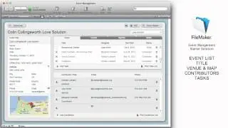 FileMaker Pro Event Management Starter Solution Tutorial