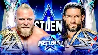 ROMAN REIGNS VS. BROCK LESNAR CHAMPION VS CHAMPION WINNER TAKES ALL WRESTLEMANIA 38 | WWE 2K22