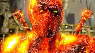 Mortal Kombat XL - Blaze Scorpion Costume Skin Mod Performs Intros On All Stages 4K Mods