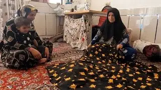 Nomadic Life: Sewing a Traditional Dress by a Tribal Tailor 🌾👗