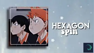 [alight motion pro]: hexagon spin + shake | tutorial ; repost