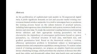 Accelerating Wireless Federated Learning With Adaptive Scheduling Over Heterogeneous Devices