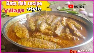 How to Cook Bata Fish Fry | Crispy Bata Mach Recipe Village Style | Bata Fish Fry Recipe | DMreceipe