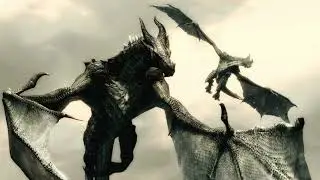 Skyrim- All dragon dialogue and sound effects.
