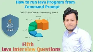 How to run Java Program from Command Prompt  || Java Interview Questions || Command Line Argument