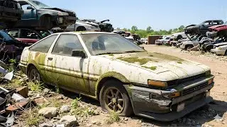 ASMR Car Restoration | Forgotten Toyota AE86 &ndash; Silent Revival