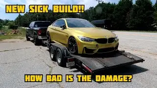 Rebuilding A Wrecked 2016 BMW M4 WITH FRAME DAMAGE