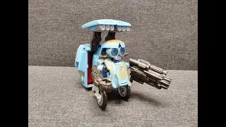 Обзор трансформера Sqweeks - Deluxe class - Premier Edition - The Last Knight. Музей Р-ТФ.