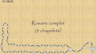 Rosaire complet - 4 chapelets