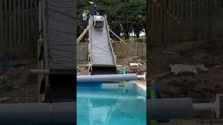 Epic fail, Dad vs slide #entertainment #funny #family #teamsmithy