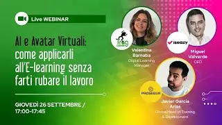 AI e Avatar Virtuali: come applicarli all'E-learning senza farti rubare il lavoro