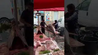 328 kg tonno rosso. 730lbs bluefin tuna #catania #sicily #sicilia