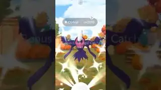 ✨Shiny Darkrai CAUGHT In Pokemon Go!✨ #shorts #pokemon